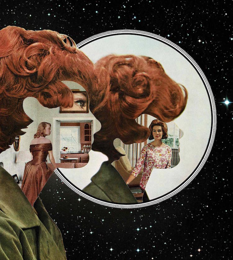 Vintage Collage Art by Shane Wheatcroft