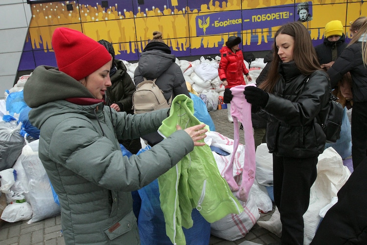Humanitarian aid in Dnipro