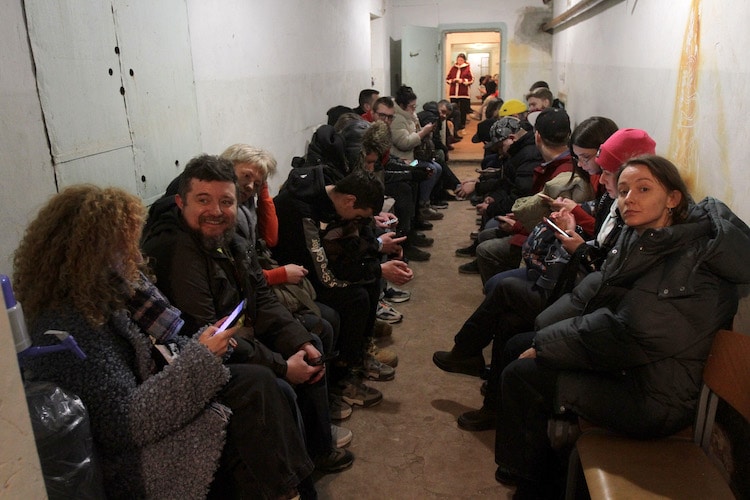 People Sheltering in Dnipro