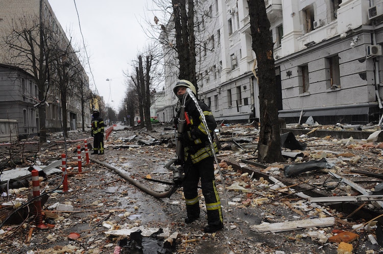 Rescue Work in Kharkiv
