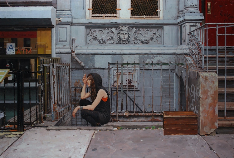 Peintures urbaines réalistes de Vincent Giarrano
