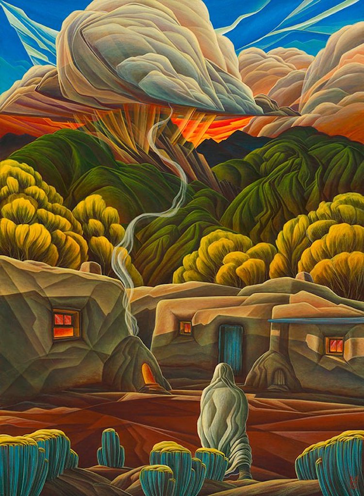 Desert Landscape Paintings by William Haskell