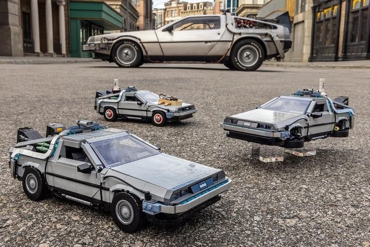 LEGO Releases Nostalgic Back To The Future Set Of All Three DeLoreans My Modern Met