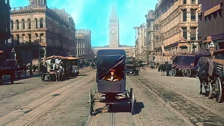 "A Trip Down Market Street" Show San Francisco Just Days Before the 1906 Earthquake