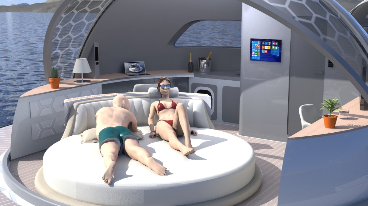 Design of Guests Relaxing in a Pearlsuite Unit