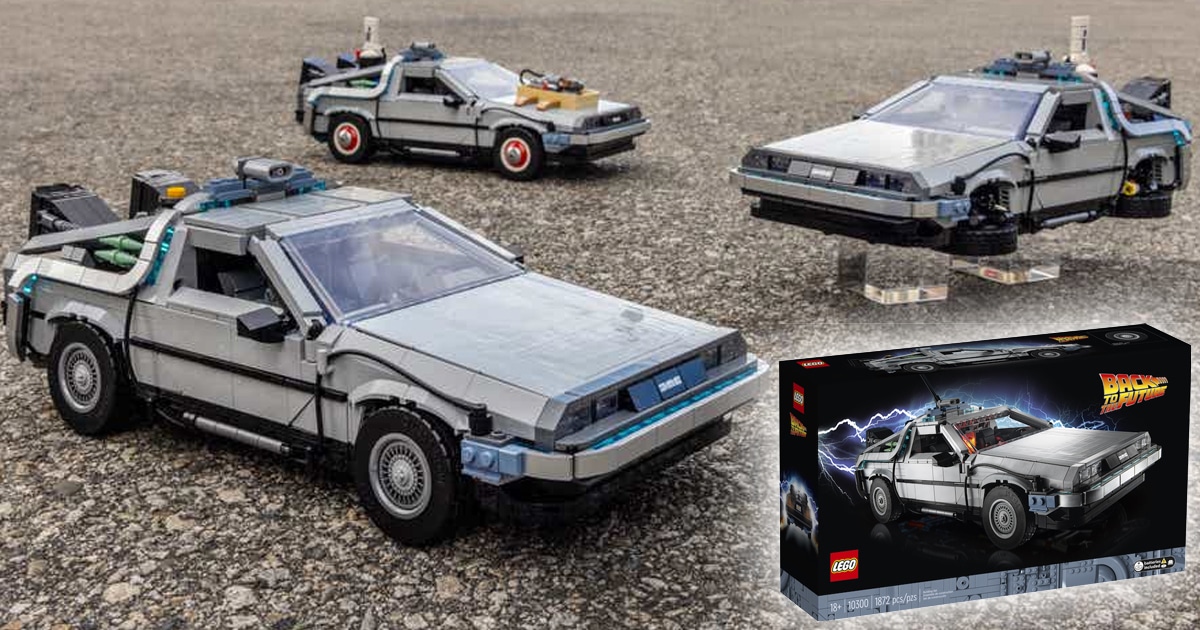 LEGO DeLorean Set is Full of Nostalgic Details