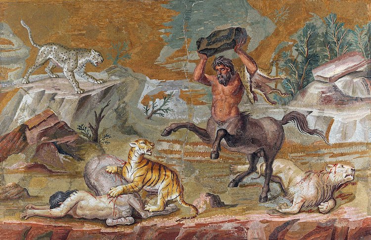 Battle of Centaurs and Wild Beasts