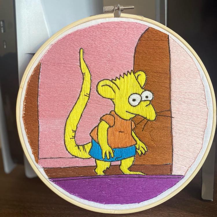 The Simpsons Embroidery
