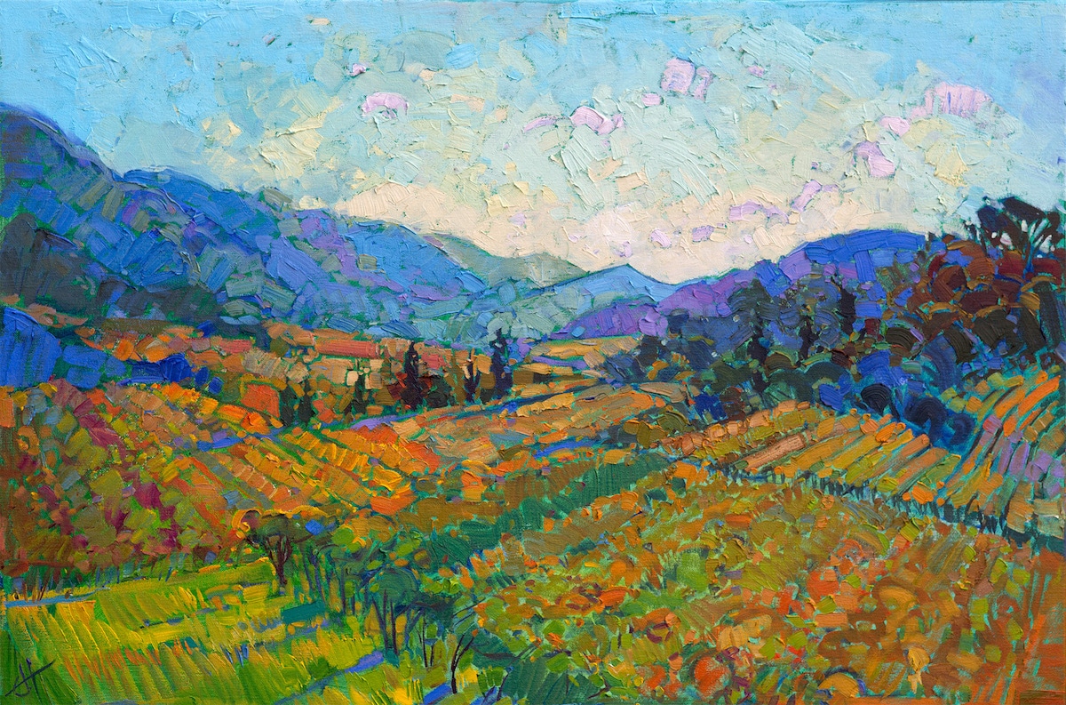 Vineyard Collection Paintings by Erin Hanson