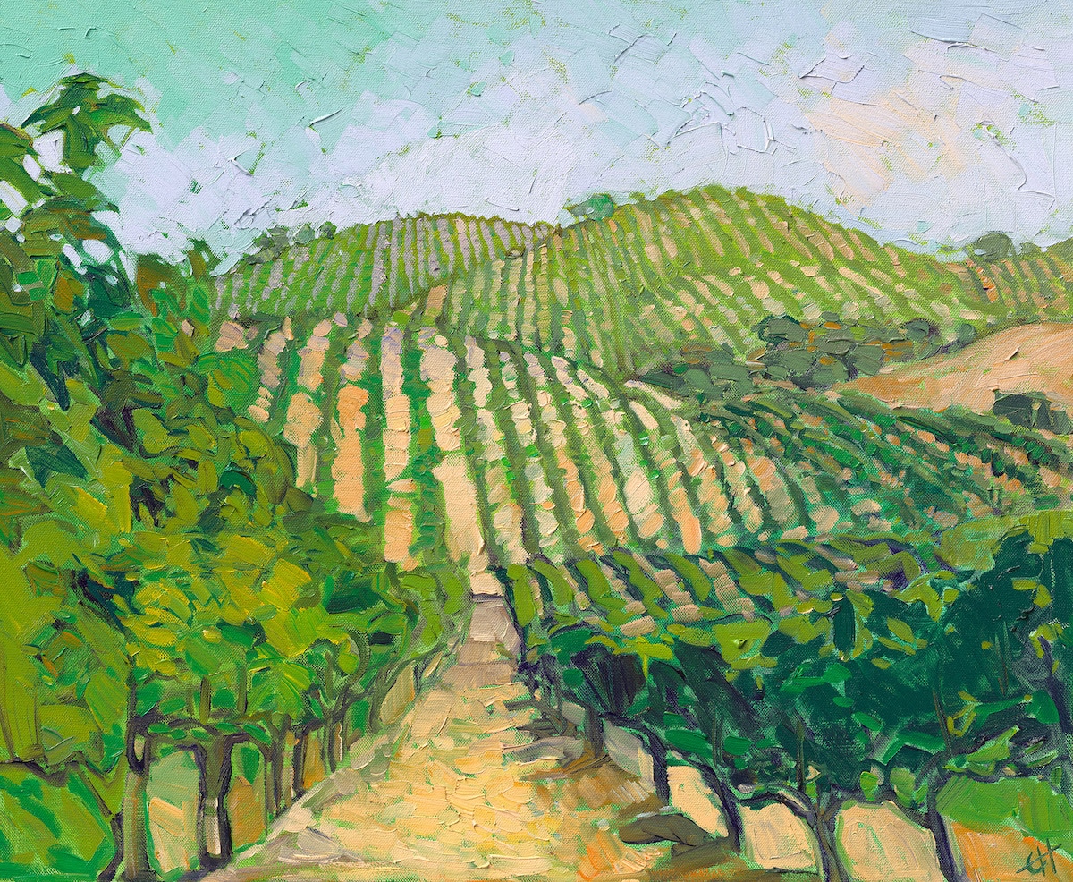 Vineyard Collection Paintings by Erin Hanson