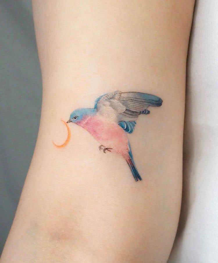 Delicate Watercolor Tattoos by Eunyu