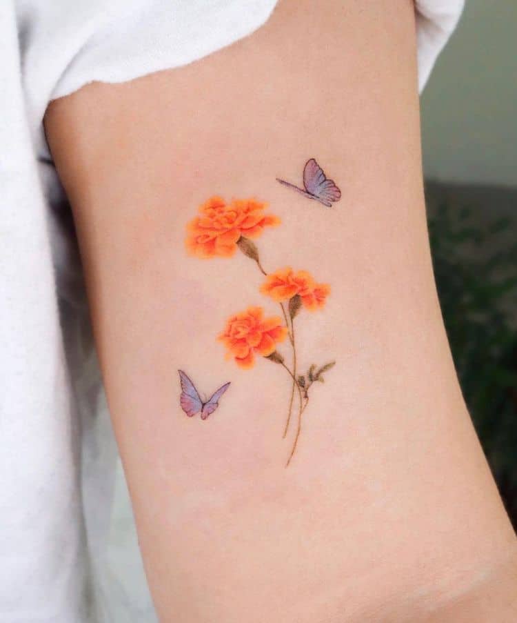 Flower tattoo by Simona Merlo  Post 26607