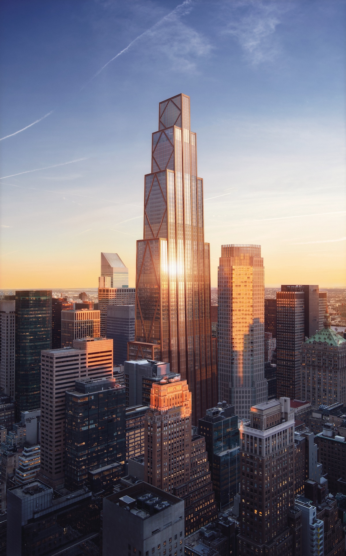 Rendering of JPMorgan Chase Global Headquarters at 270 Park Ave