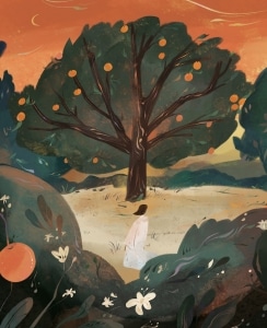 Illustrations Set in Lush Landscapes Depict the Artist's Healing Process