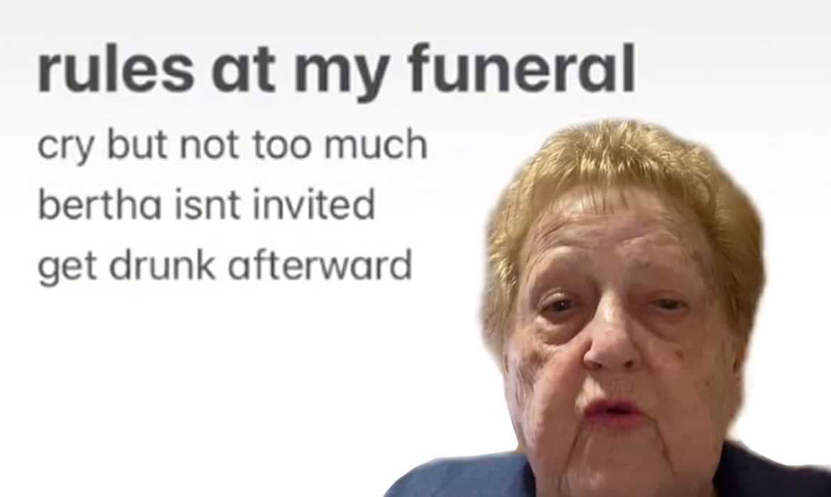 Lillian Droniak Explaining Rules For Her FUneral