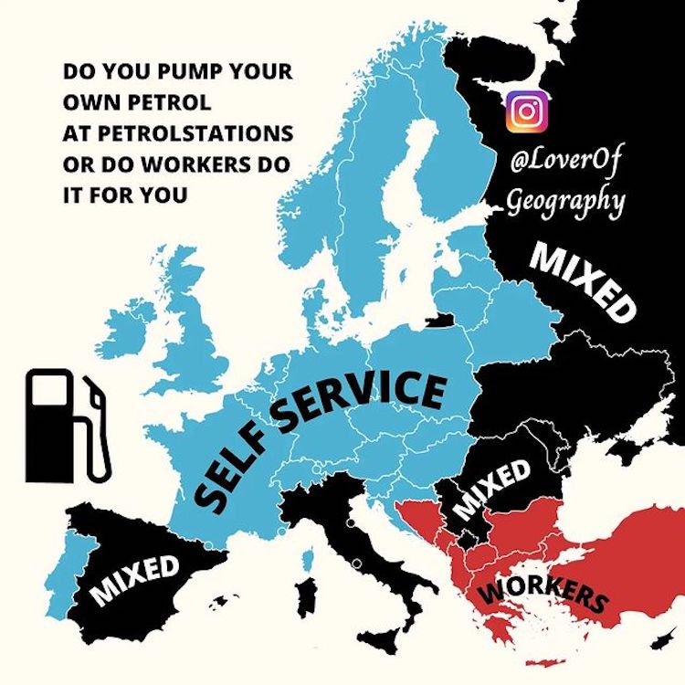 Do You Pump Your Own Gas Infographic