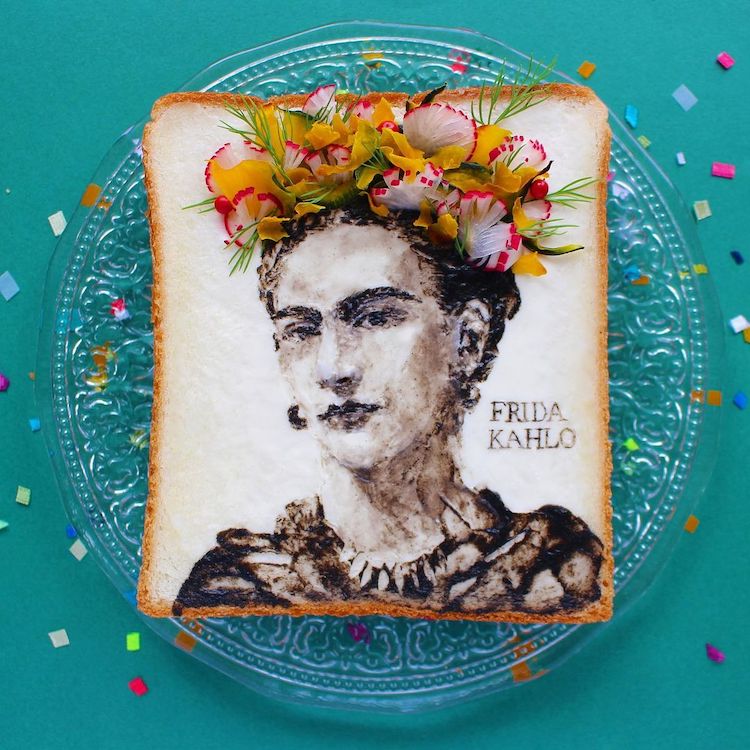 Creative Toast Art by Manami Sasaki