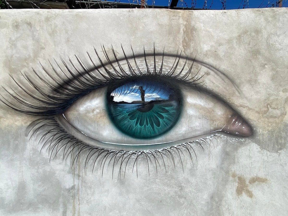 eye reflection art