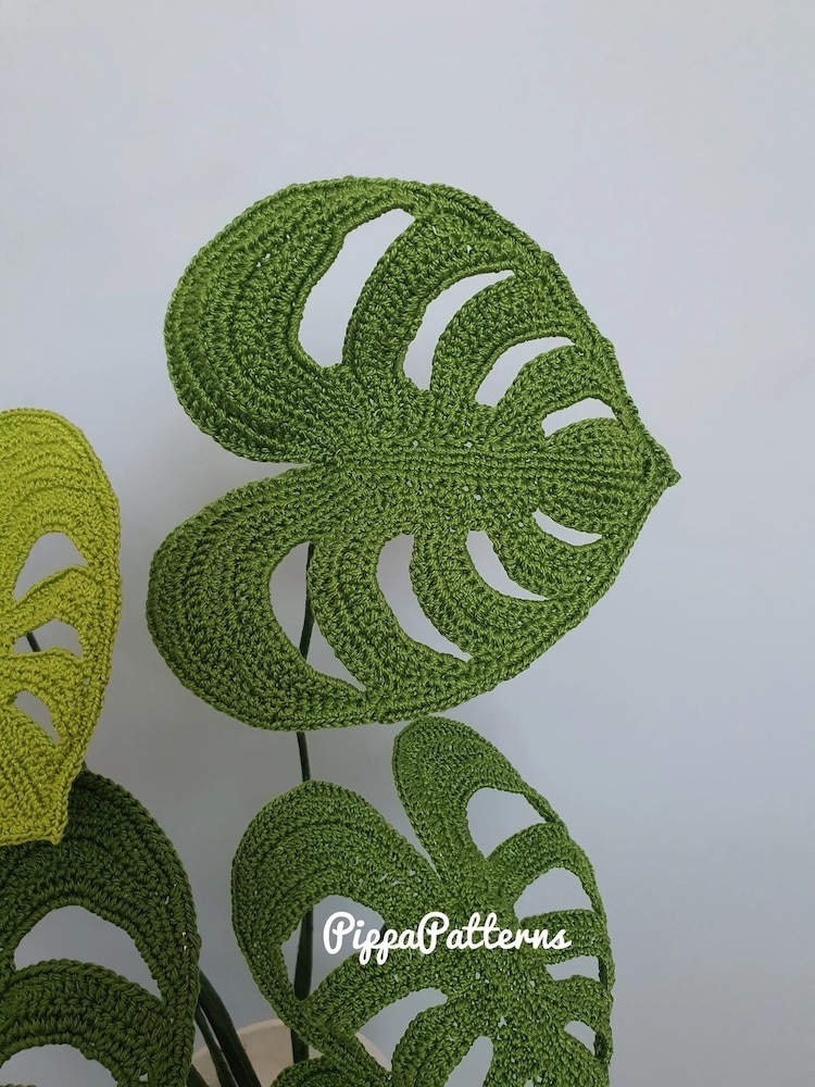 Faux Crochet Plant Pattern