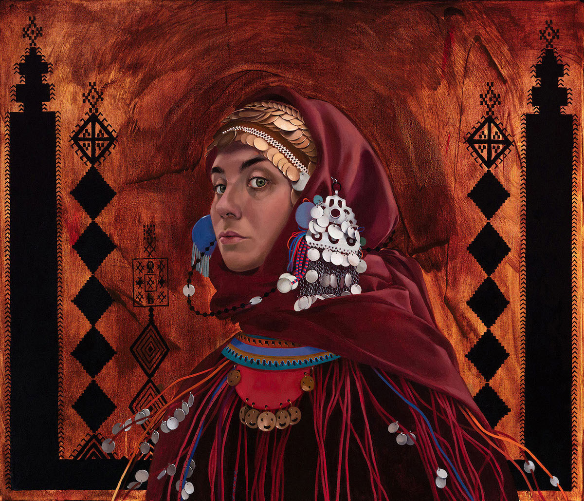 Retrato inspirado en la cultura búlgara por Simona Ruscheva