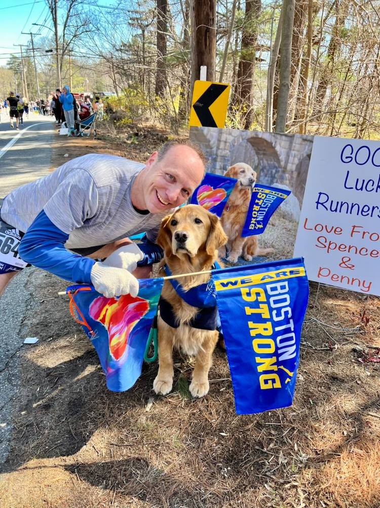 Beloved Golden Retriever Spencer Named Official Boston Marathon Dog