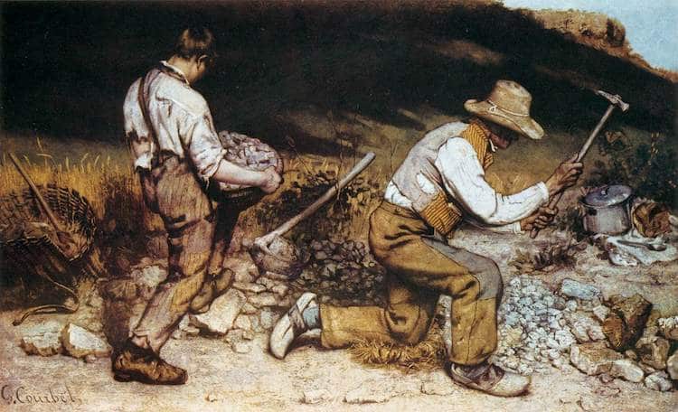 The Stonebreakers by Gustave Courbet