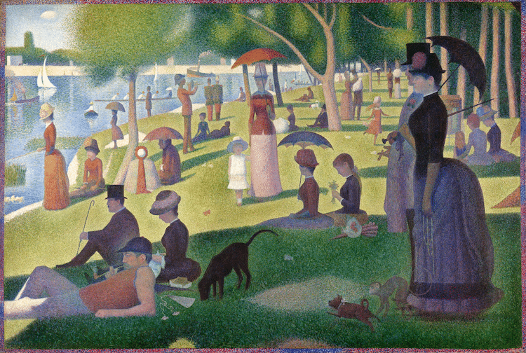 Sunday afternoon at La Grande Jatte by Georges Seurat