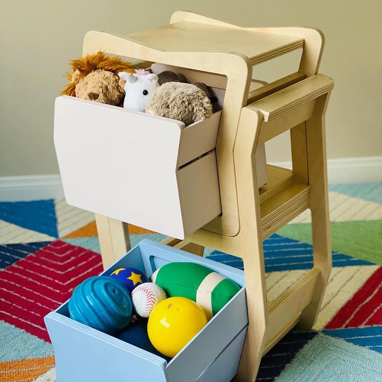 Kids Chair Modular Playroom Storage Furniture
