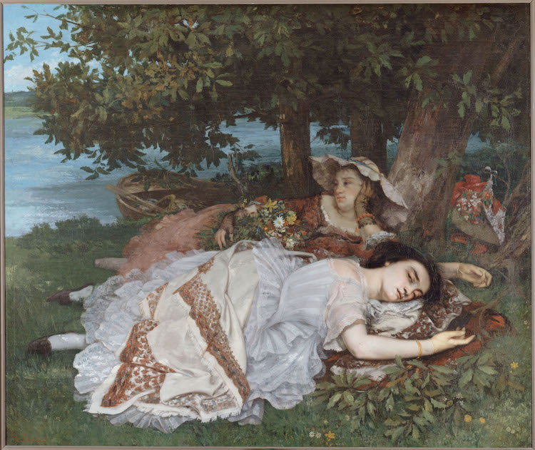 Demoiselles de la Seine de Gustave Courbet