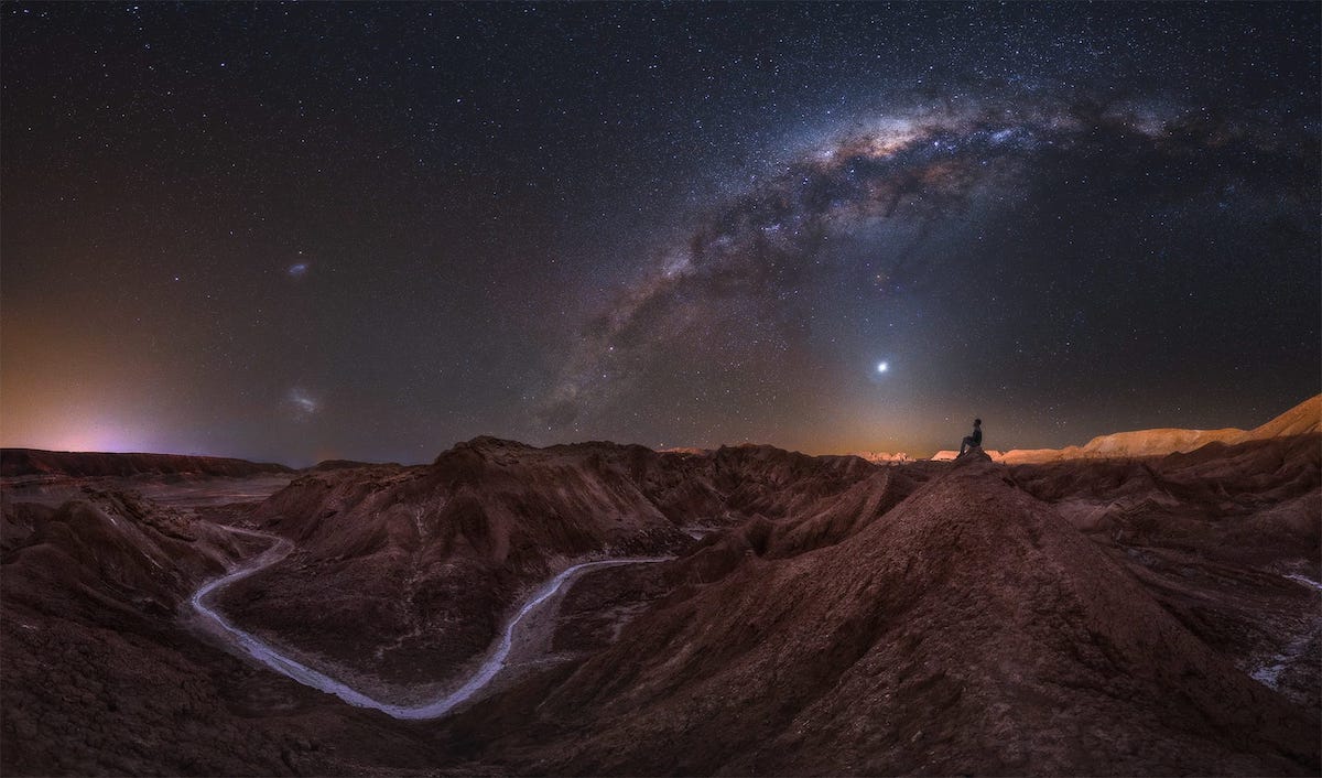 Milky Way in Atacama Desert in Chile