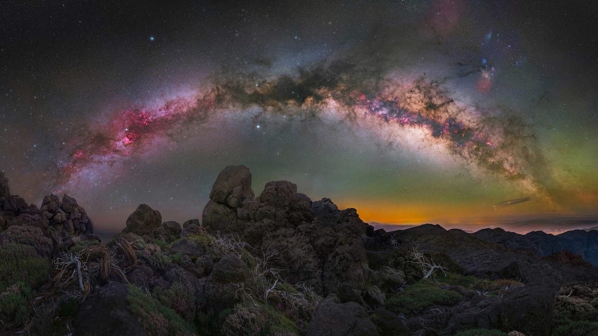 Milky Way in La Palma on the Canary Islands