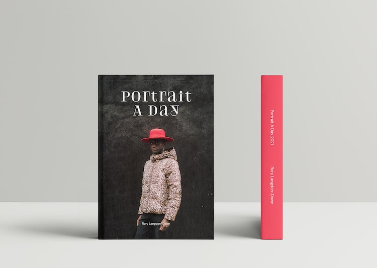 Portrait a Day Book by Rory Langdon-Down