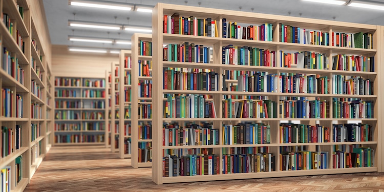 School Library Bookshelves