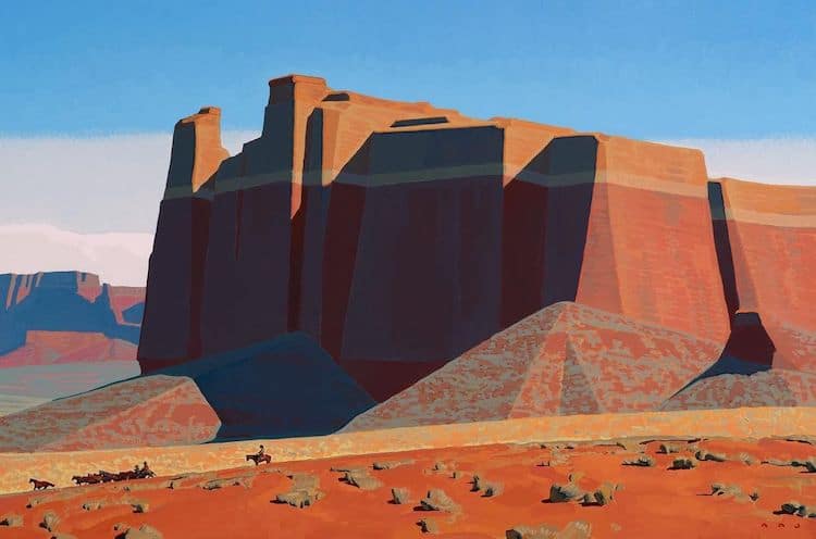 Desert Landscape Paintings by Brett Allen Johnson