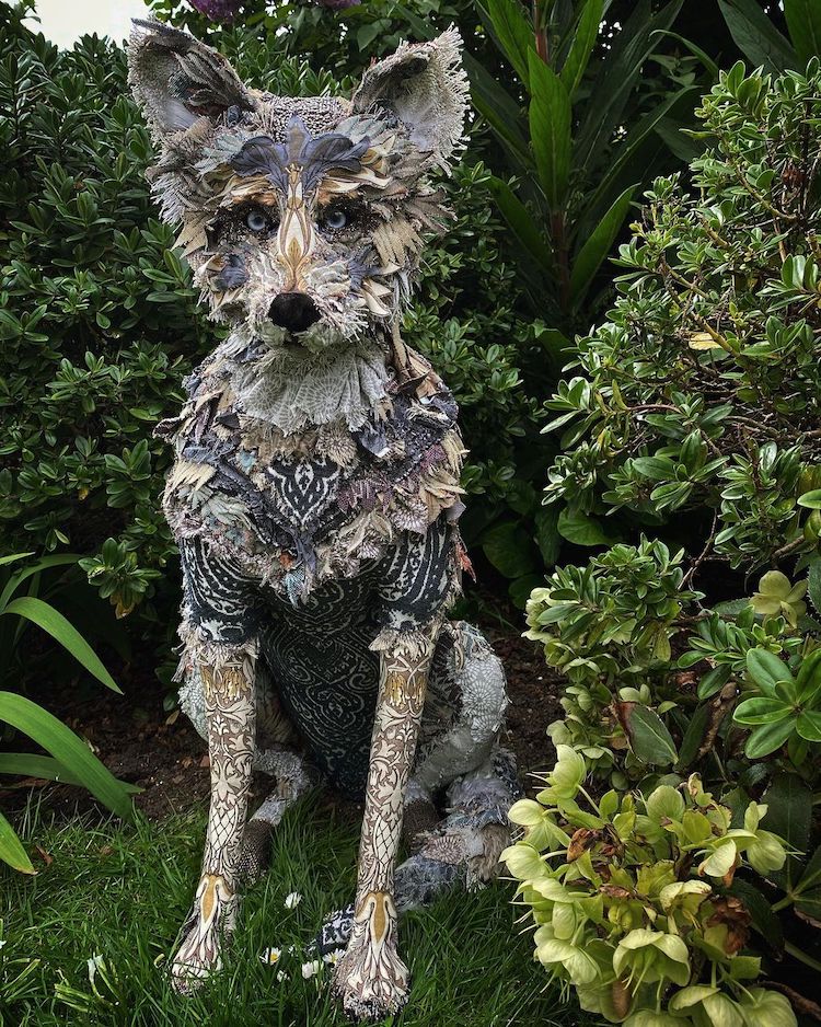 Textile Animal Sculptures by Bryony Rose Jennings