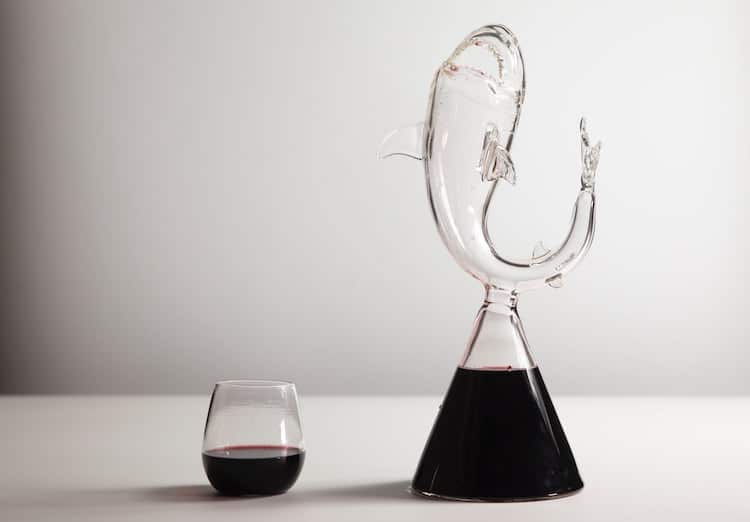 Sculptural Glass Decanter by Charlie Matz