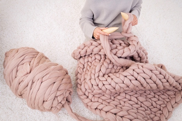Chunk Knit Blanket Kit