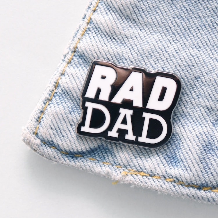 Rad Dad Pin