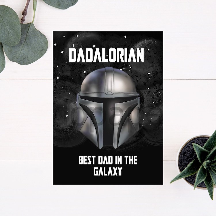 Dadalorian Father's Day Card