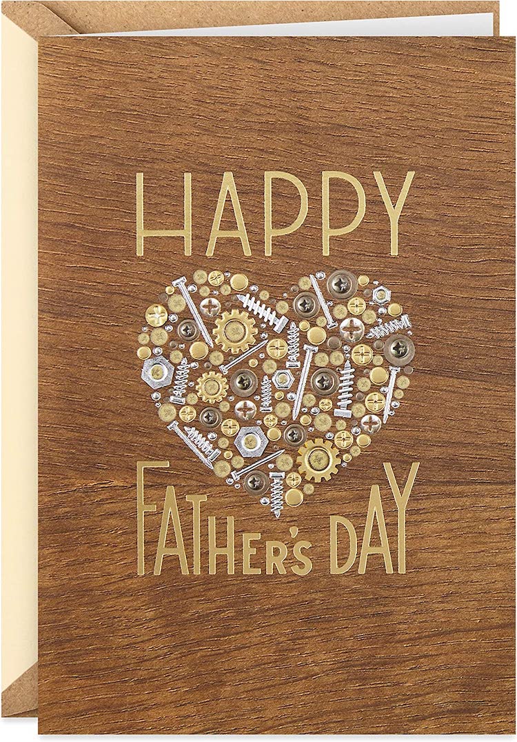 Wooden Father's Day Card