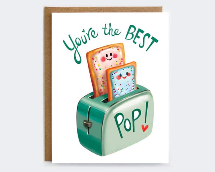 You're the BEST Pop! Father's Day card
