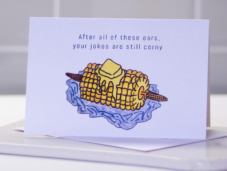 Corny Dad Father's Day Card