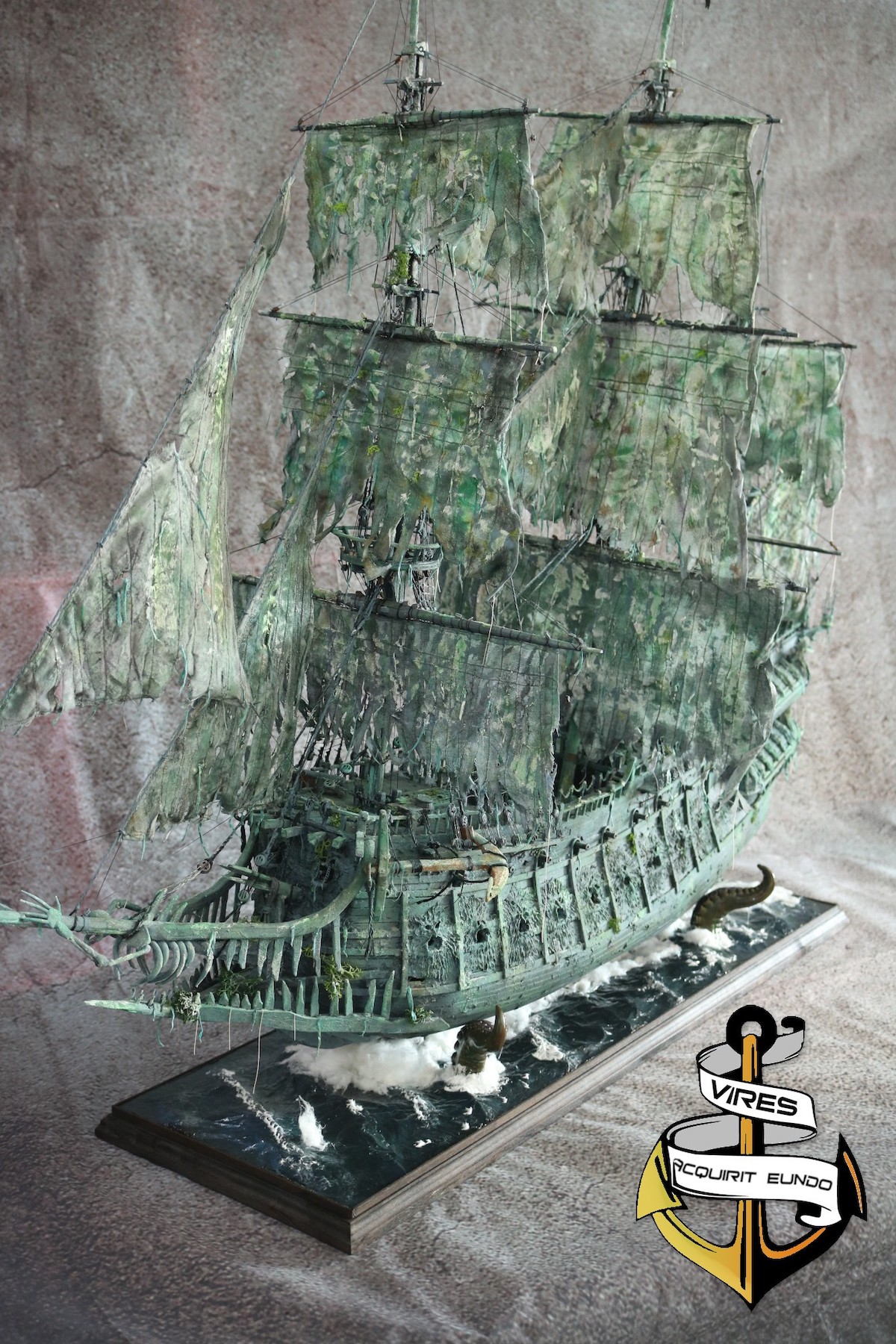 Pirates of the Caribbean Flying Dutchman models - D23