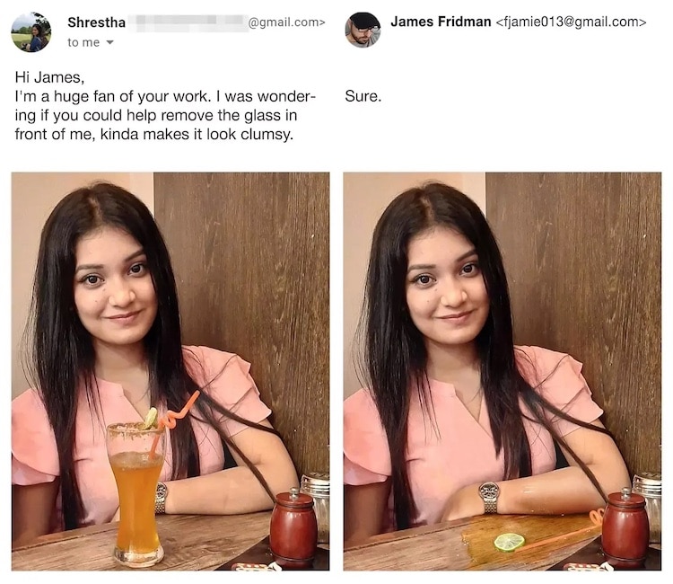 Arreglos graciosos en Photoshop por James Fridman