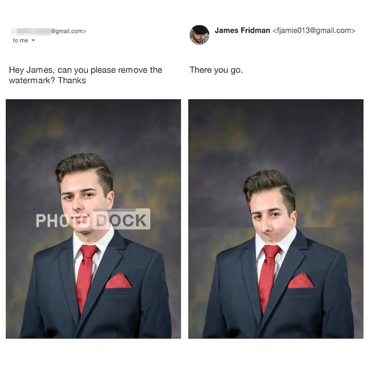 Arreglos graciosos en Photoshop por James Fridman