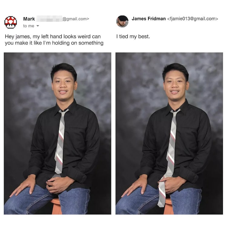 Funny Photoshop Fixes by James Fridman