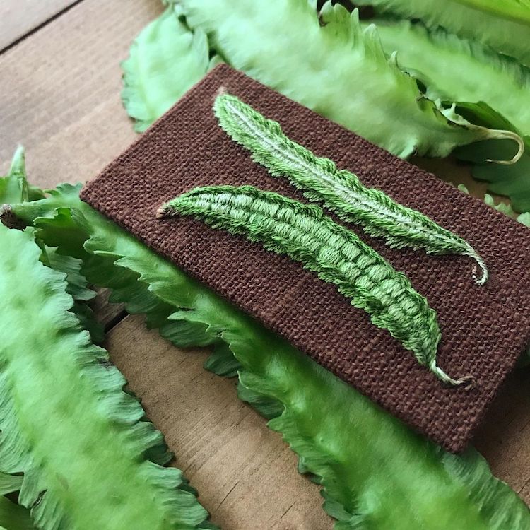 Vegetable Embroidery Art by Konekono Kitsune