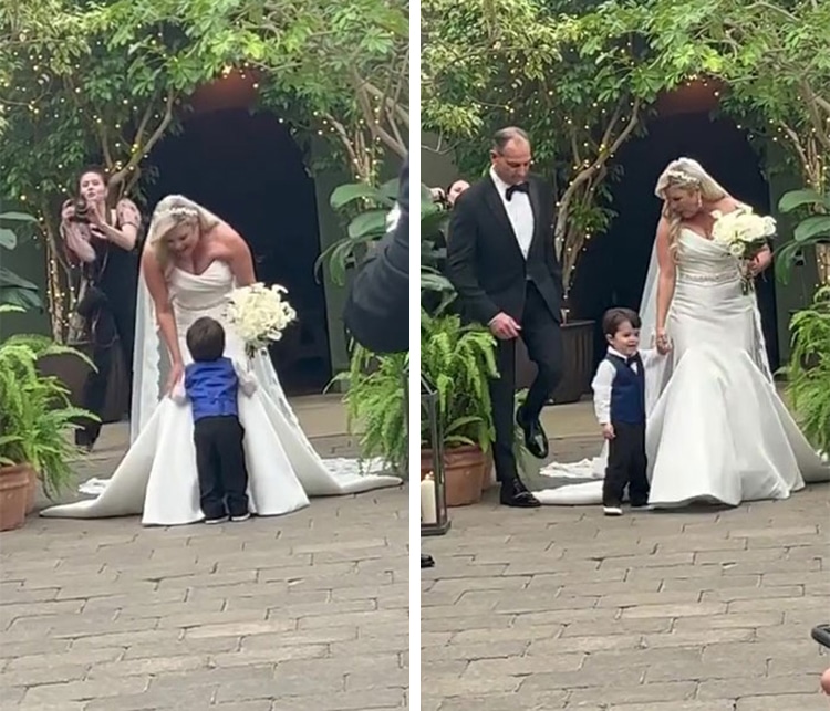 Excited Boy at Wedding