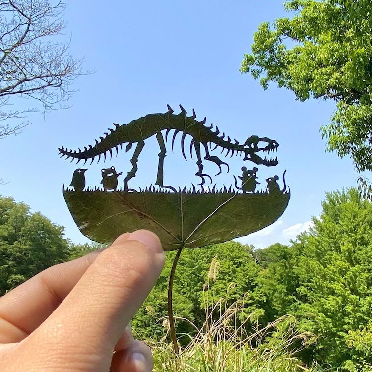 Leaf Cutout Art by Lito