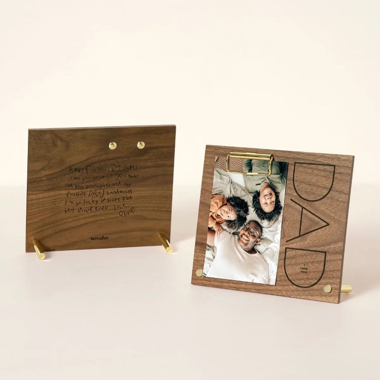 Personalized Note to Dad Picture Frame